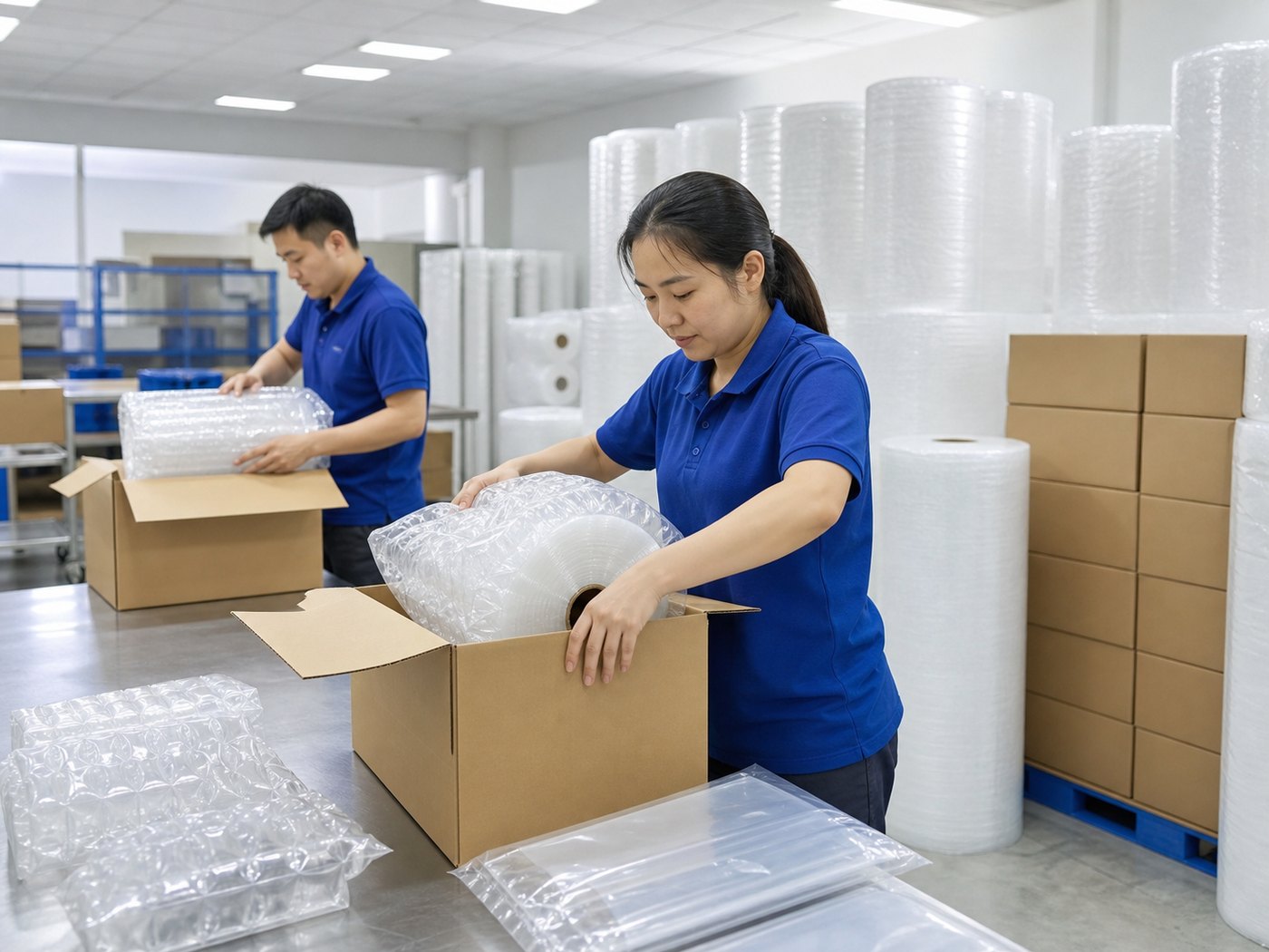 Air material packing and supply programs for customers