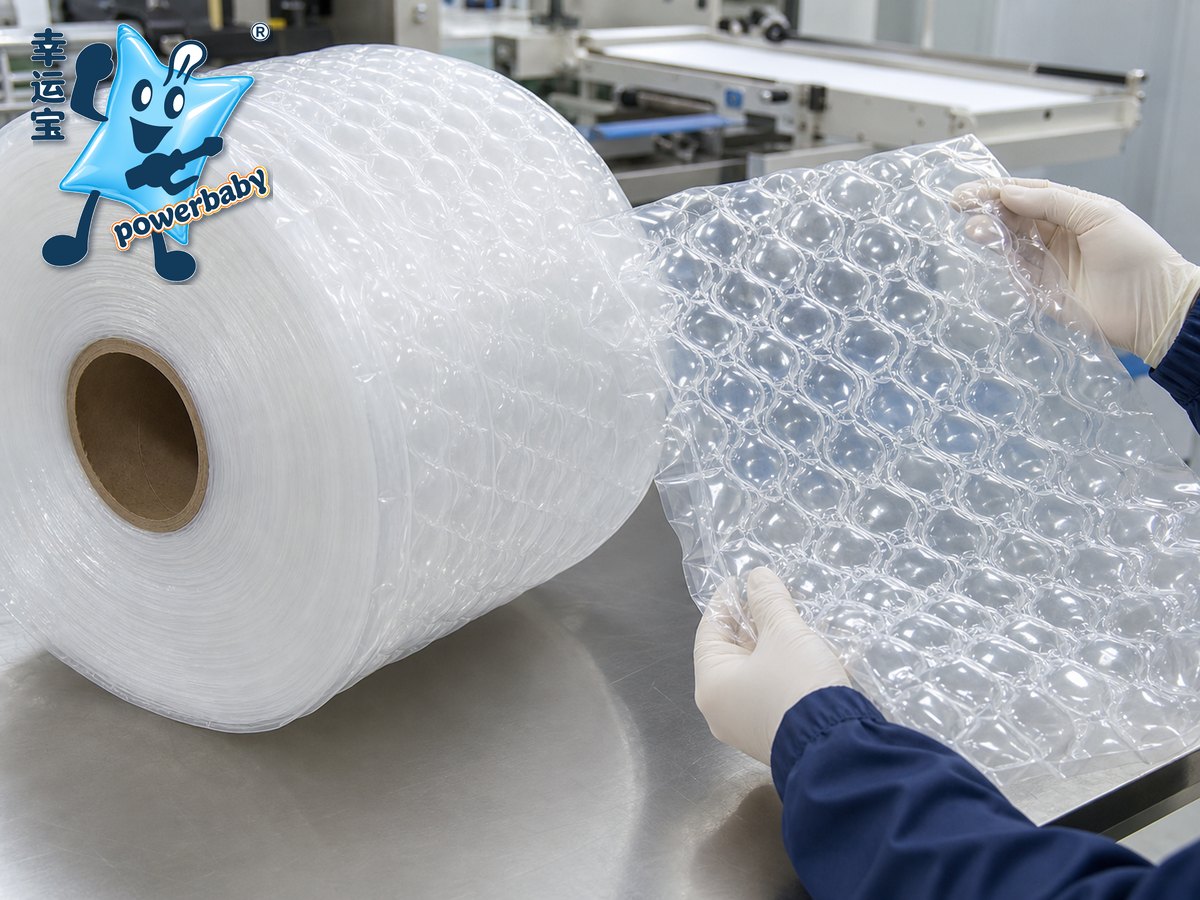 Luckypack gourd bubble film production and quality inspection