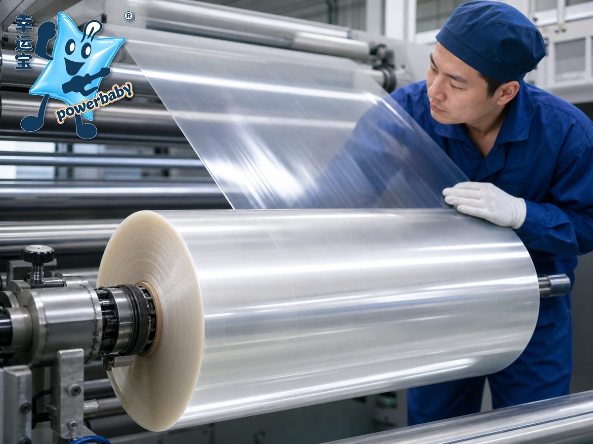 Luckypack nylon barrier film winding production