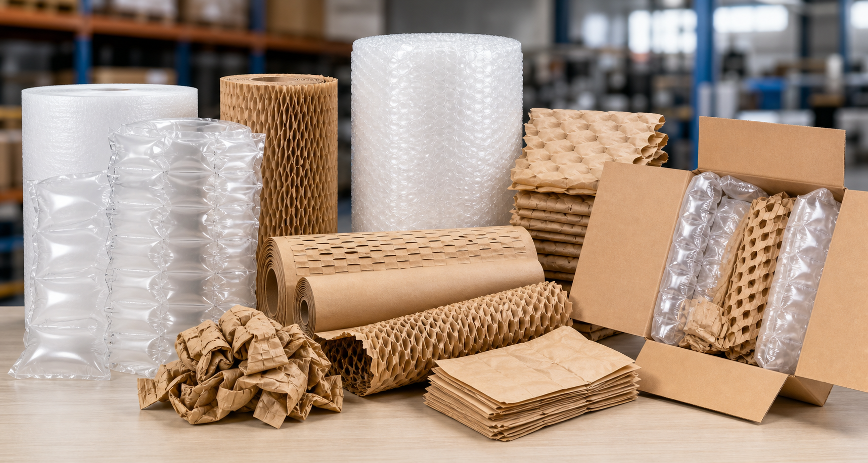 Combine air, paper and sealing methods