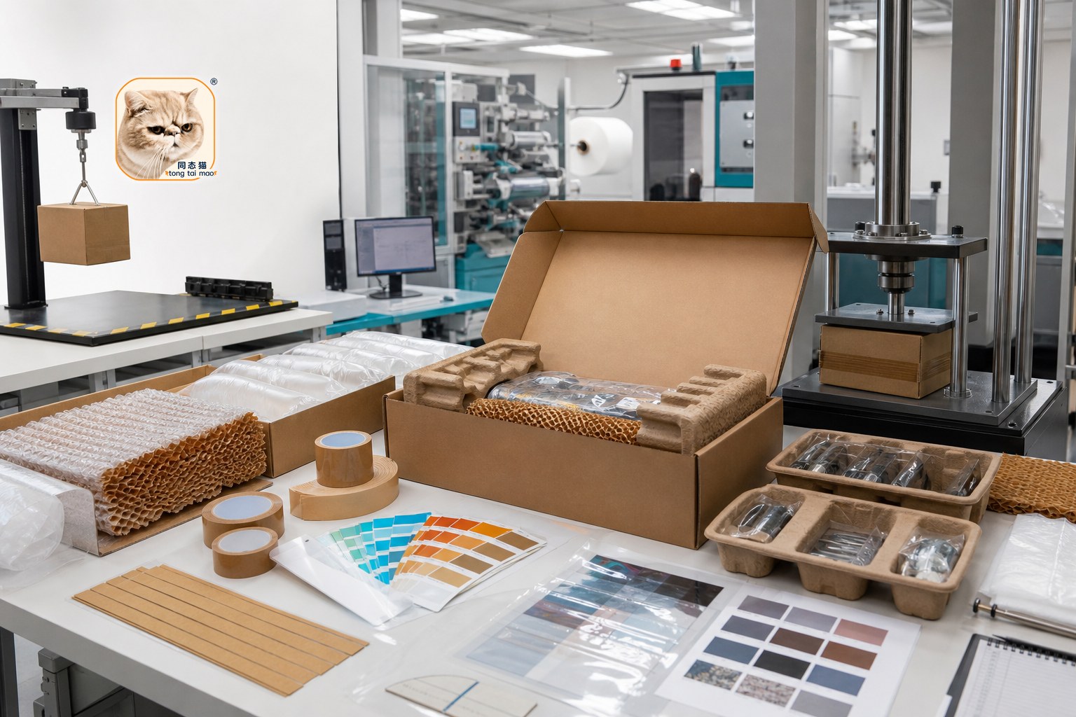 Custom packaging sample validation and testing